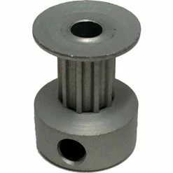 Powerhouse Timing Powerhouse 10MP025-6CA1 Aluminum / Clear Anodized 10 Tooth 0.255" Pitch Finished Bore Pulley - Pkg Qty 5