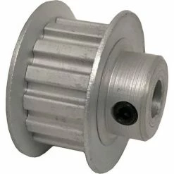 Powerhouse Timing Powerhouse 14XL037-6FA3 Aluminum / Clear Anodized 14 Tooth 0.891" Pitch Finished Bore Pulley - Pkg Qty 5