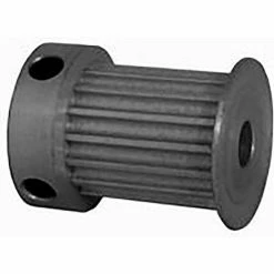 Powerhouse Timing Powerhouse 16-3P15-6CA2 Aluminum / Clear Anodized 16 Tooth 0.602" Pitch Finished Bore Pulley - Pkg Qty 5