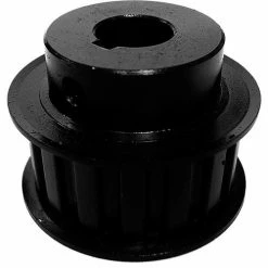 Powerhouse Timing Powerhouse 17LF075X1/2 Steel / Black Oxide 17 Tooth 2.029" Pitch Finished Bore Pulley - Pkg Qty 5