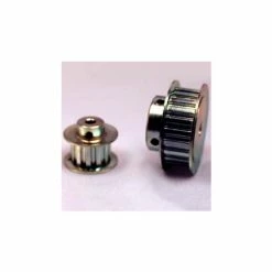 B & B Manufacturing 16 Tooth Timing Pulley, (Xl) 1/5" Pitch, Clear Zinc Plated Steel, 16xl037-6fs3 - Min Qty 8