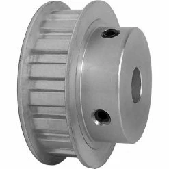 B & B Manufacturing 18 Tooth Timing Pulley, (L) 3/8" Pitch, Clear Anodized Aluminum, 18l050-6fa6 - Min Qty 3