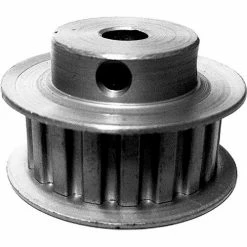 B & B Manufacturing 18 Tooth Timing Pulley, (Xl) 1/5" Pitch, Clear Anodized Aluminum, 18xl037-6fa3 - Min Qty 8