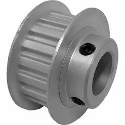 Powerhouse Timing Powerhouse 18XL037-6FA6 Aluminum / Clear Anodized 18 Tooth 1.146" Pitch Finished Bore Pulley - Pkg Qty 5