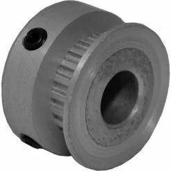 Powerhouse Timing Powerhouse 20MP012-6CA3 Aluminum / Clear Anodized 20 Tooth 0.509" Pitch Finished Bore Pulley - Pkg Qty 5