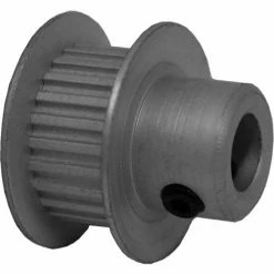 Powerhouse Timing Powerhouse 24MP025-6FA3 Aluminum / Clear Anodized 24 Tooth 0.611" Pitch Finished Bore Pulley - Pkg Qty 5