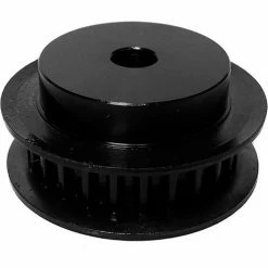 Powerhouse Timing Powerhouse 25-8MX12-6FS6 Steel / Black Oxide 25 Tooth 2.506" Pitch Plain Bore Pulley - Pkg Qty 5