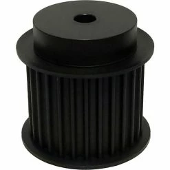 Powerhouse Timing Powerhouse 28-8P50-6FS6 Steel / Black Oxide 28 Tooth 2.807" Pitch Plain Bore Pulley - Pkg Qty 5