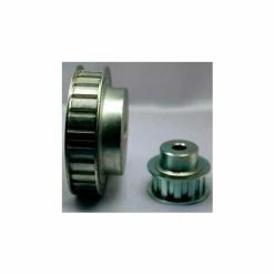 B & B Manufacturing 30 Tooth Timing Pulley, (L) 3/8" Pitch, Clear Zinc Plated Steel, 30l050-6fs6 - Min Qty 3