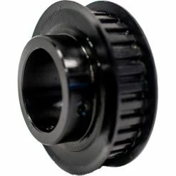Powerhouse Timing Powerhouse 20XL037-6FS3 Steel / Black Oxide 20 Tooth 1.273" Pitch Plain Bore Pulley - Pkg Qty 5