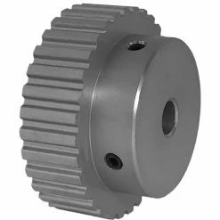 Powerhouse Timing Powerhouse 32XL037-6A4 Aluminum / Clear Anodized 32 Tooth 2.037" Pitch Finished Bore Pulley - Pkg Qty 5
