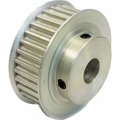 Powerhouse Timing Powerhouse 28-5P15-6FA3 Aluminum / Clear Anodized 28 Tooth 1.754" Pitch Finished Bore Pulley - Pkg Qty 5