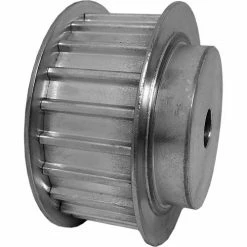 Powerhouse Timing Powerhouse 42AT10/22-2 Aluminum 22 Tooth Plain Bore Timing Belt Pulley - Pkg Qty 5
