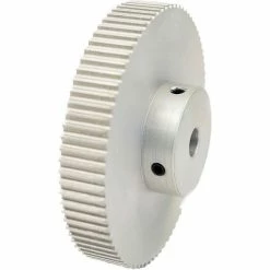 Powerhouse Timing Powerhouse 80-3P09-6A4 Aluminum / Clear Anodized 80 Tooth 3.008" Pitch Finished Bore Pulley - Pkg Qty 5